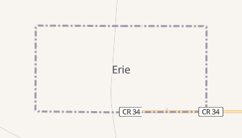 Erie, North Dakota map
