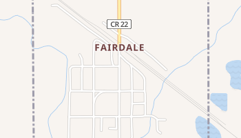 Fairdale, North Dakota map
