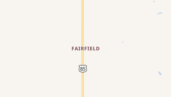 Fairfield, North Dakota map