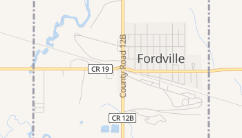 Fordville, North Dakota map