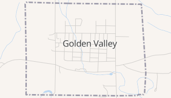 Golden Valley, North Dakota map