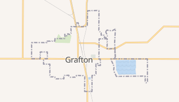 Grafton, North Dakota map