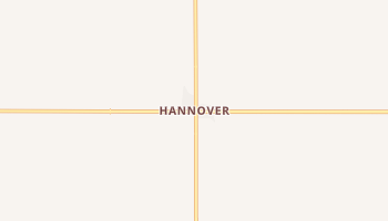 Hannover, North Dakota map