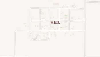 Heil, North Dakota map