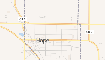 Hope, North Dakota map