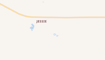 Jessie, North Dakota map