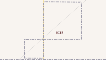 Kief, North Dakota map