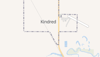 Kindred, North Dakota map