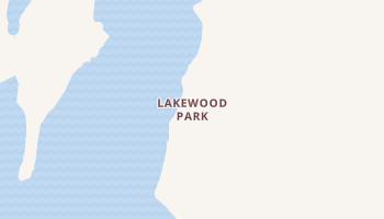 Lakewood Park, North Dakota map