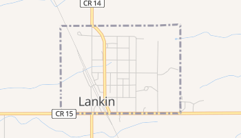 Lankin, North Dakota map
