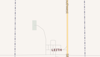 Leith, North Dakota map