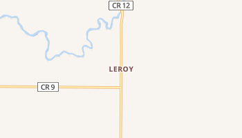 Leroy, North Dakota map