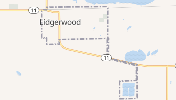 Lidgerwood, North Dakota map