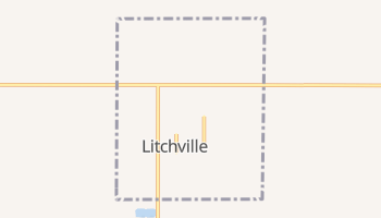 Litchville, North Dakota map