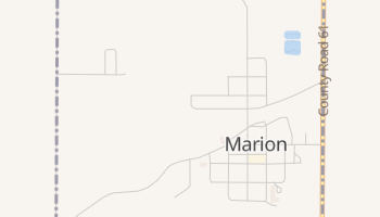 Marion, North Dakota map