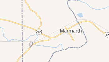 Marmarth, North Dakota map