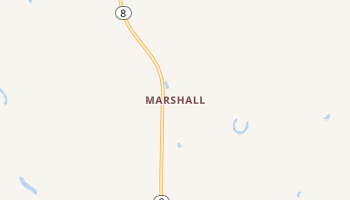 Marshall, North Dakota map