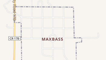 Maxbass, North Dakota map