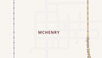 McHenry, North Dakota map