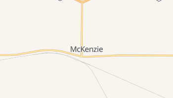 McKenzie, North Dakota map