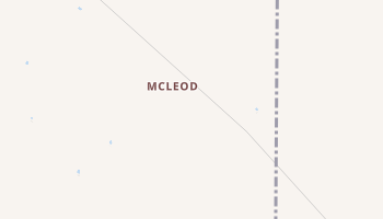 McLeod, North Dakota map