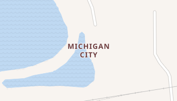 Michigan, North Dakota map