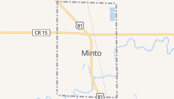 Minto, North Dakota map