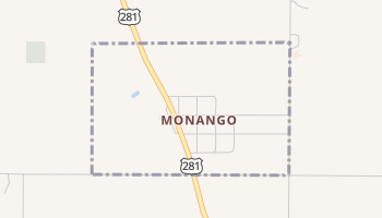 Monango, North Dakota map