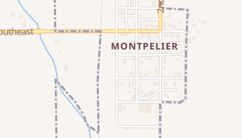 Montpelier, North Dakota map