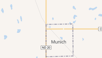 Munich, North Dakota map