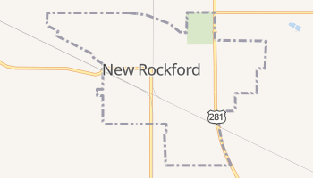 New Rockford, North Dakota map