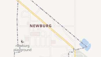 Newburg, North Dakota map