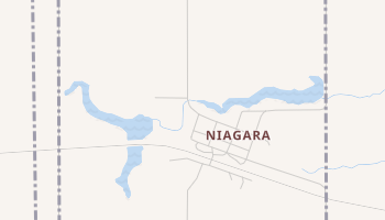 Niagara, North Dakota map