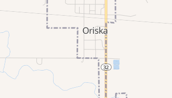Oriska, North Dakota map