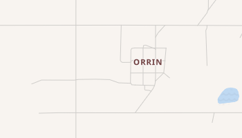 Orrin, North Dakota map