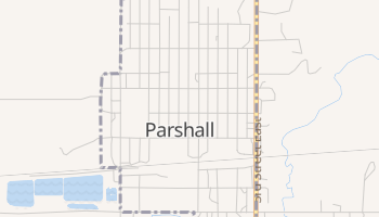 Parshall, North Dakota map