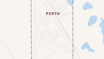 Perth, North Dakota map