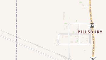 Pillsbury, North Dakota map