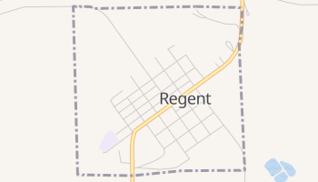 Regent, North Dakota map