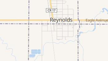 Reynolds, North Dakota map