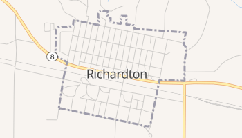 Richardton, North Dakota map