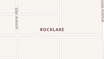 Rock Lake, North Dakota map