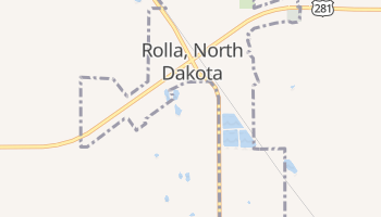 Rolla, North Dakota map