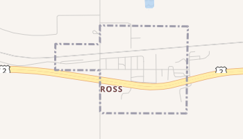Ross, North Dakota map