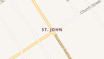Saint John, North Dakota map