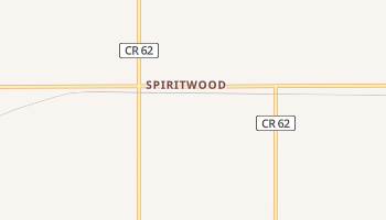 Spiritwood, North Dakota map
