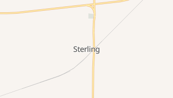 Sterling, North Dakota map