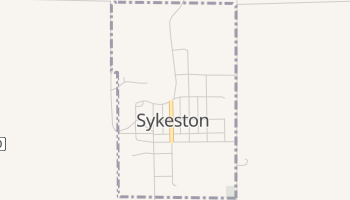 Sykeston, North Dakota map