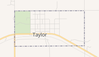 Taylor, North Dakota map