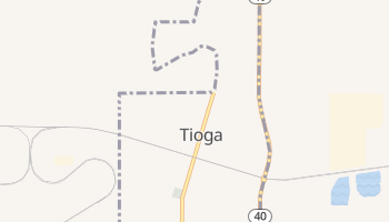 Tioga, North Dakota map